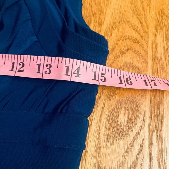 Adrianna Papell Beautiful Dark Blue Dress - Picture 8 of 10